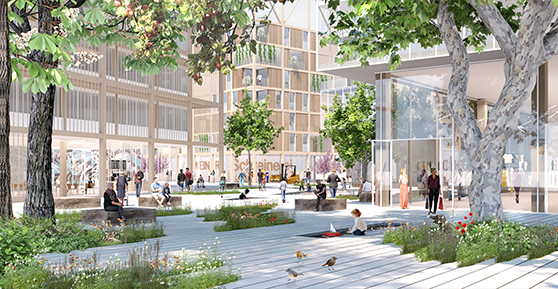 Proyecto Postareal Böblingen en Stuttgart. Primer Premio Concurso 2021